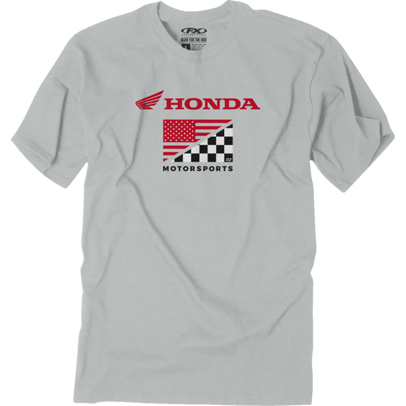 HONDA FLAG T-SHIRT GRY LG