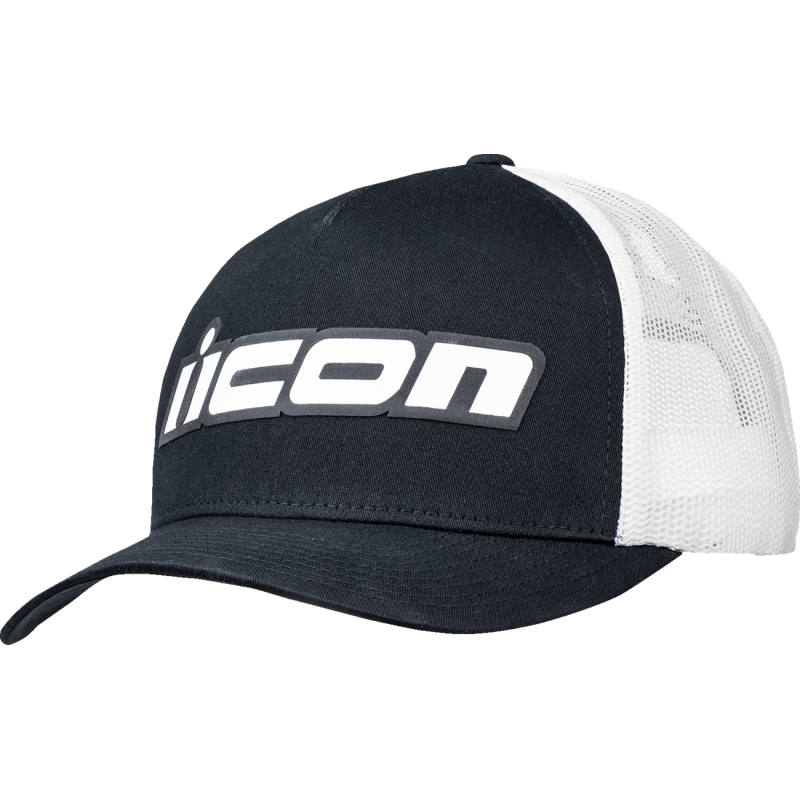 ICON SLANT HAT BLACK