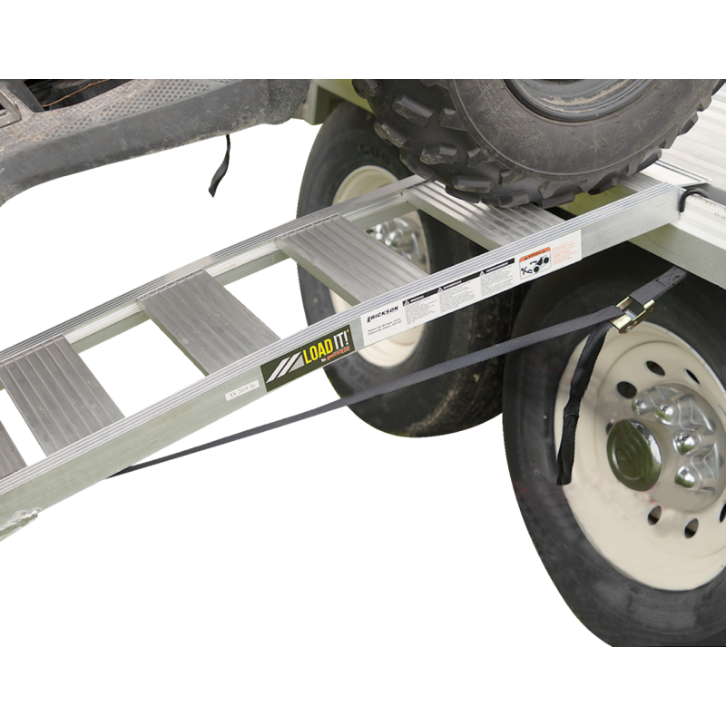 (1) 12" X 90" FOLDING ARCHED ALUMINUM RAMP 750 LBS - LOAD-IT