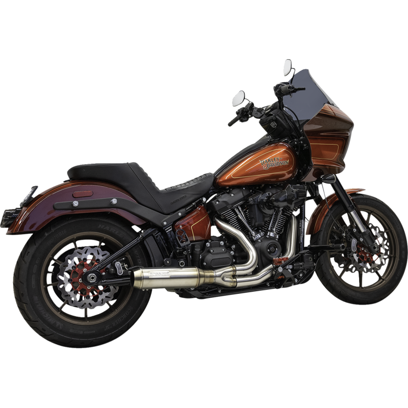 2Into1 Super Bike Exhaust -  4"Muffler Stainless Steel