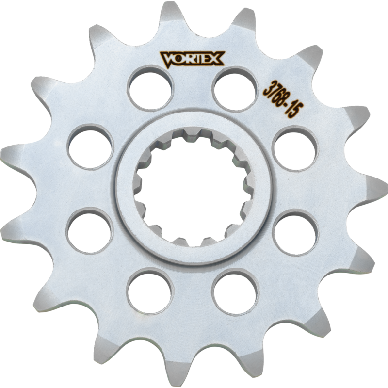 SPROCKET VORTEX STEEL FRONT 520-15 TOOTH SLVR