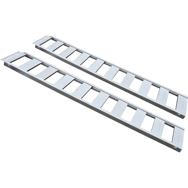 (2) 13" X 77" 1250 LB STRAIGHT ALUMINUM RAMPS