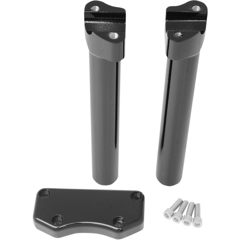 RISER BUFF W/CLAMP 10" BK
