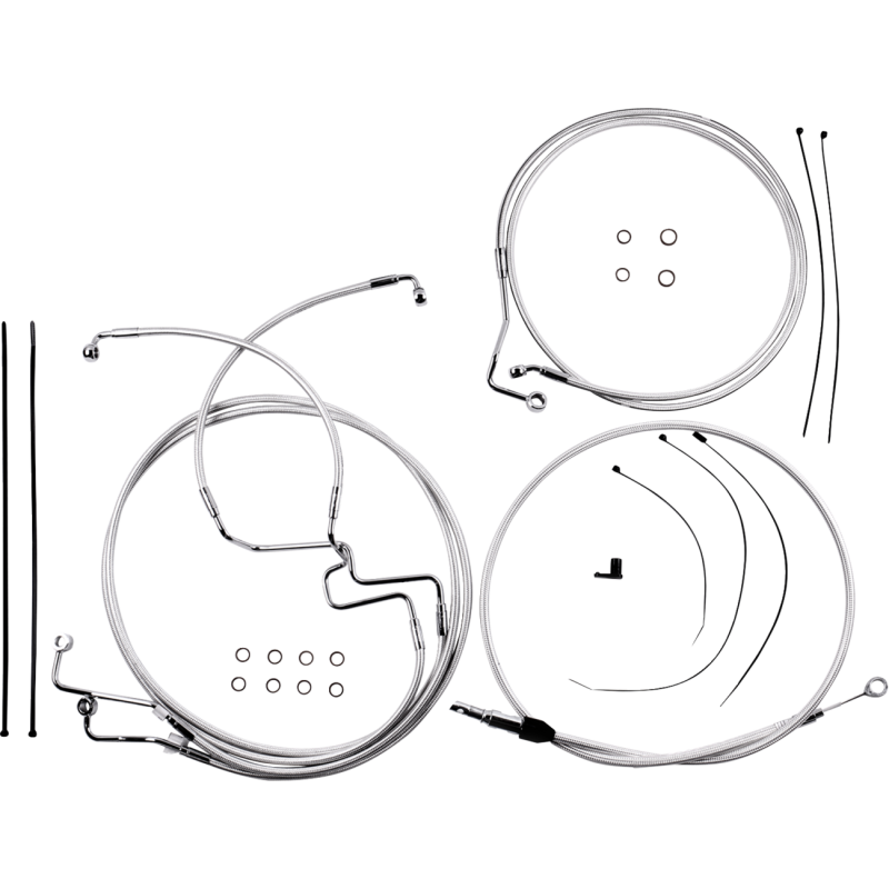Sterling Chromite II  Handlebar Install Kit - 8" -21-23 FLTR