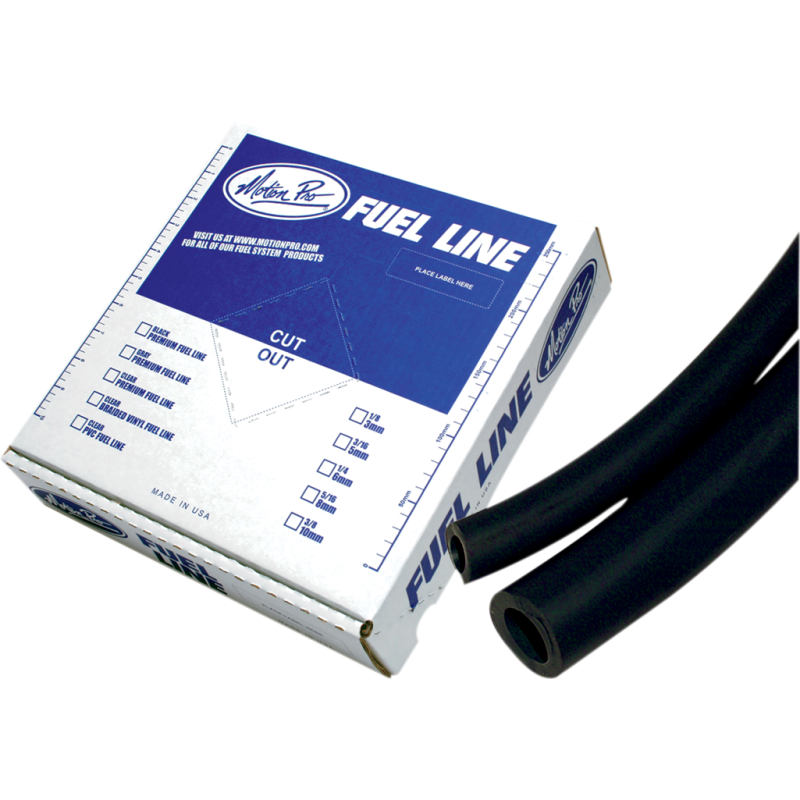 MP PREMIUM FUEL LINE BLACK 3/16 ID X 25'
