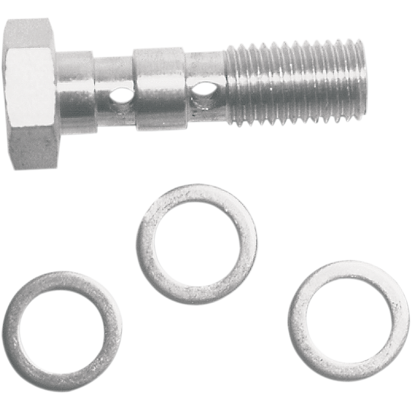 3/8-24 DOUBLE BANJO BOLT CHROME RUSSELL