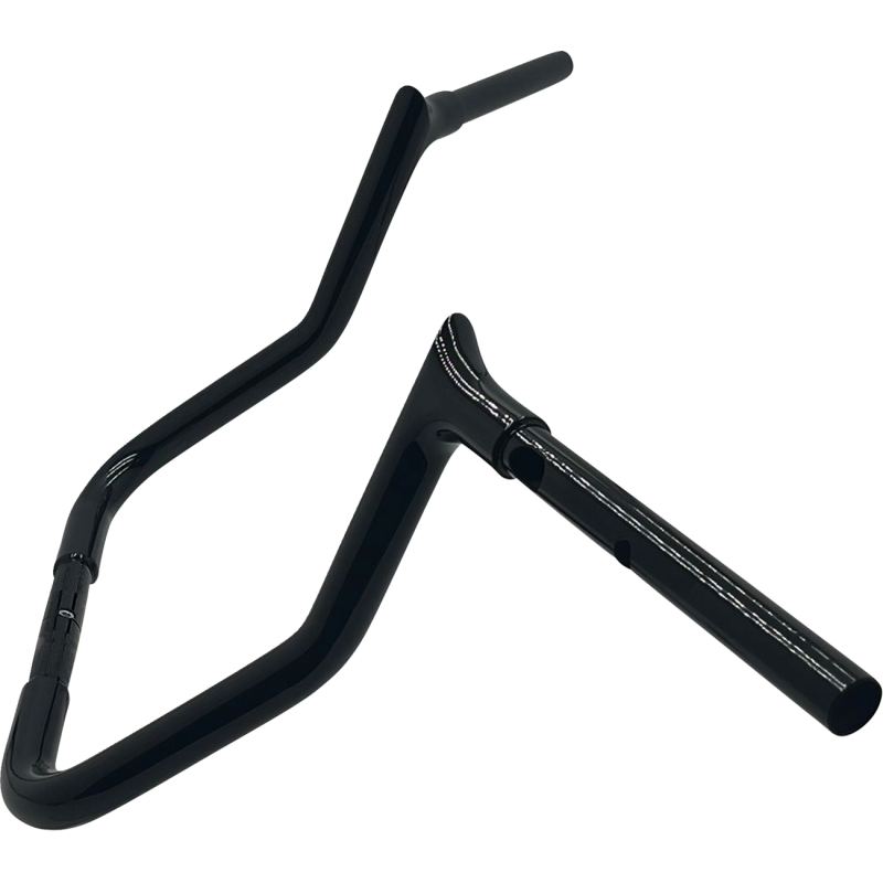 1-1/4" EZ Install Pointed Top Handlebar-Reducd Rch-36" - Blk