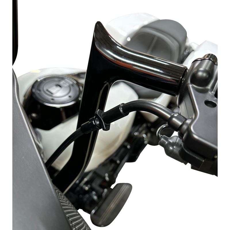 Clutch Cable Extension - 6" - Black