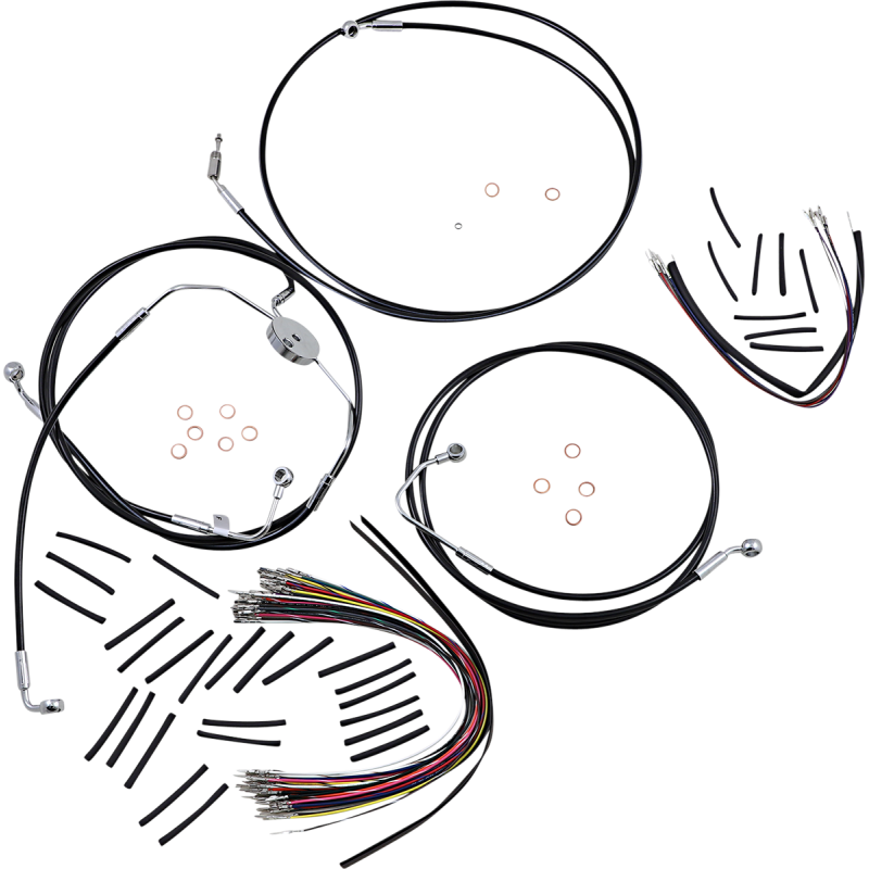 CONTROL CABLE KIT XR BLK