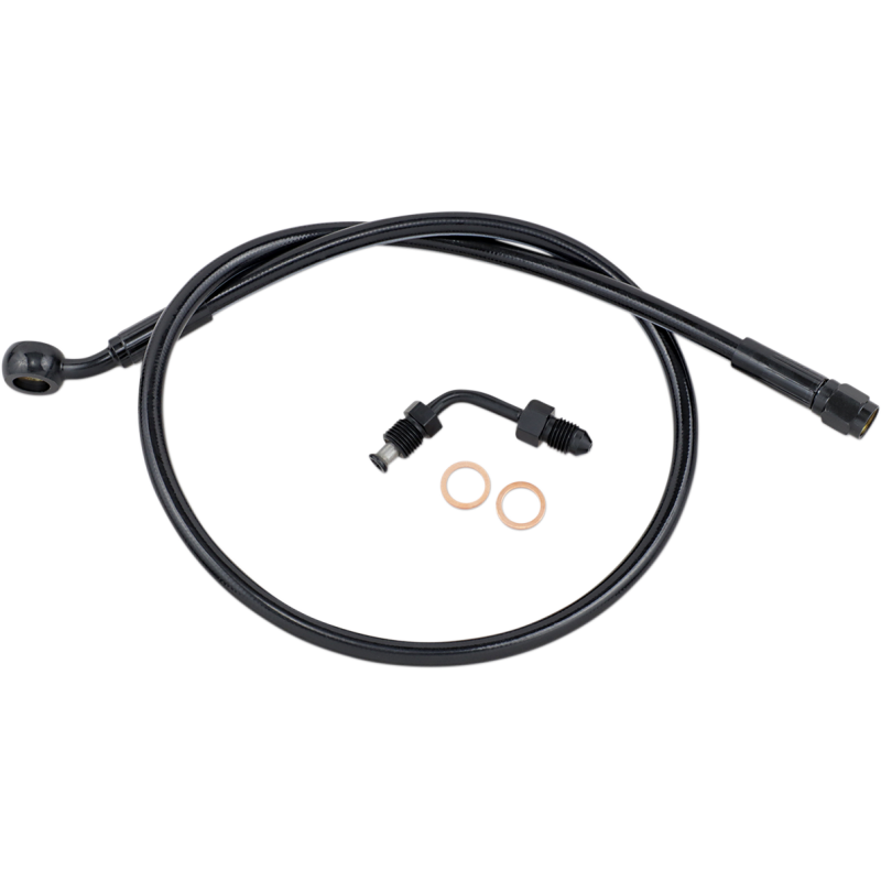 Brake Line - Upper with Adapter - Black
