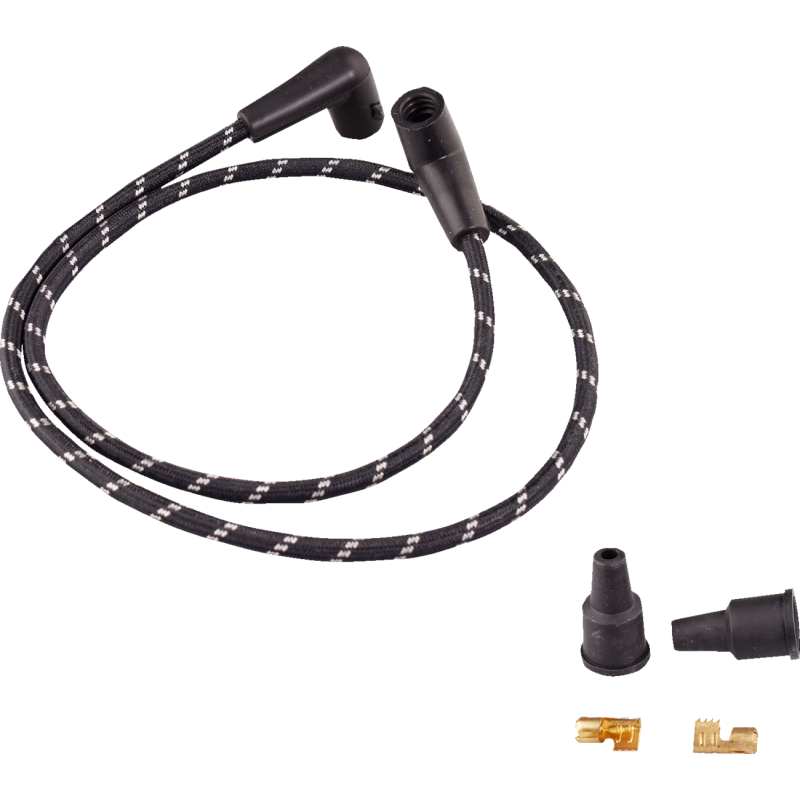 WIRES BLK/WHT BRAID