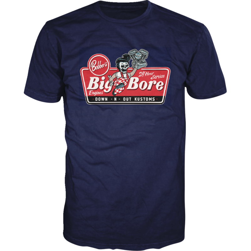TEE DNO BIG BORE NAVY 3X