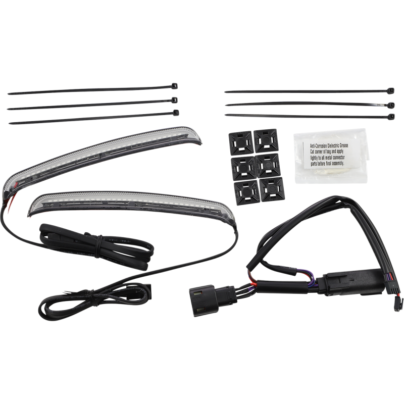 Bag Blades '14-up Red LEDs, Light Smoke Lenses