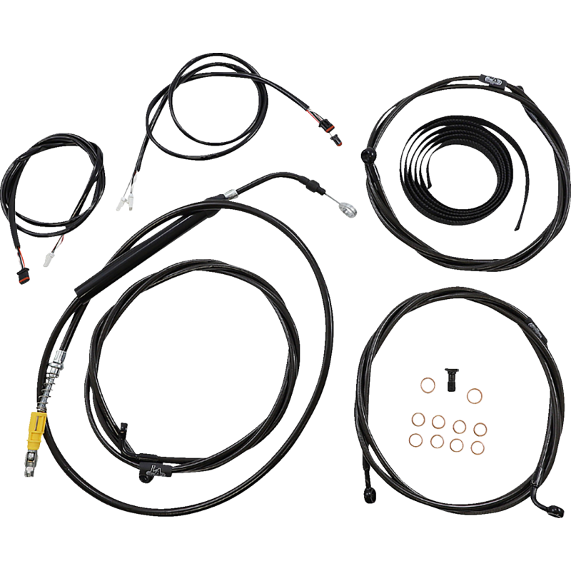 MINI HANDLEBAR CABLE KIT PLUG AND PLAY WIRING MIDNIGHT