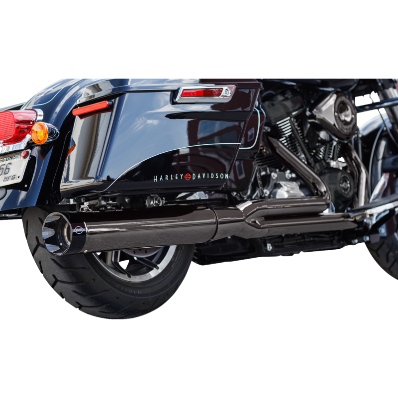 EXHAUST 2:1 SIDEWINDER, LAVA CHROME, M8