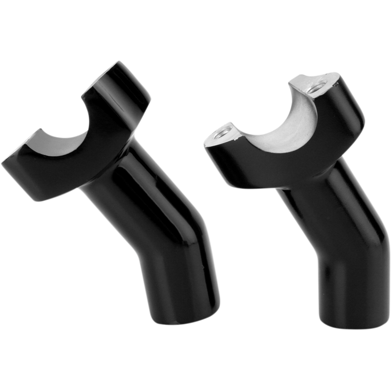 3.5" BLACK PULLBACK RISERS