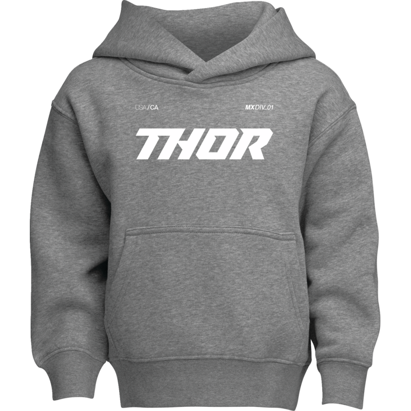 HOODIE YOUTH BRAVE HTR GRAY LG