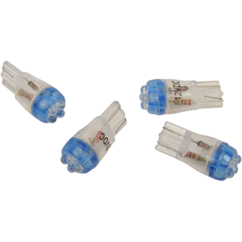 LED WEDGE BULB BLUE (4-PAK)