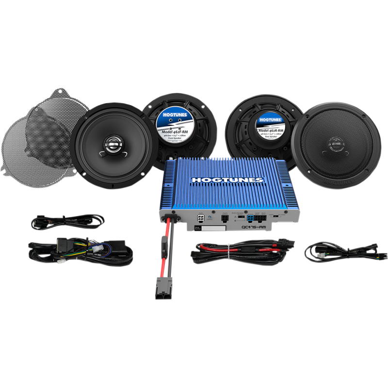300 WATT QUADCAST 4 CH AMP W FNT/RR SPEAKERS 14-23 FLH/FLTR