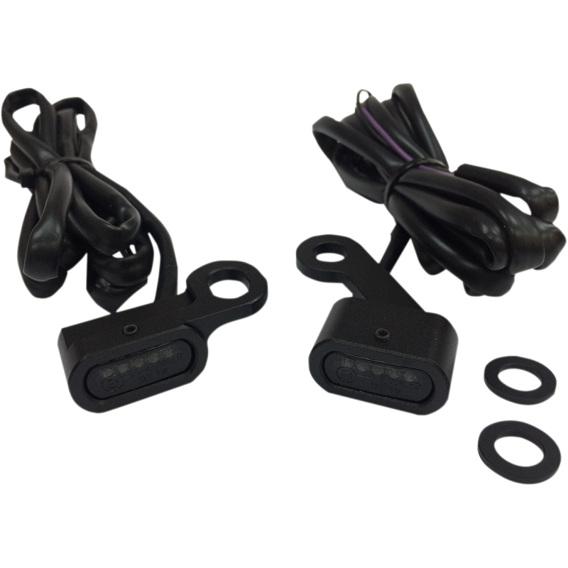 04-19 XL LED H/B MRKR LIGHTS BLK SMK PR
