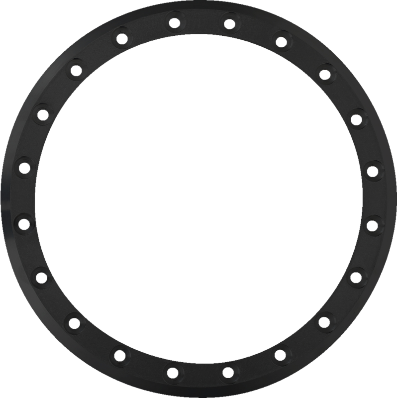 14" HL23 BEADLOCK RING MATTE BLACK W1