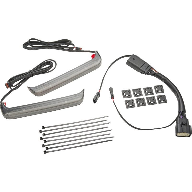 LIGHT BAG BLADES SMOKE LENS RED LEDS