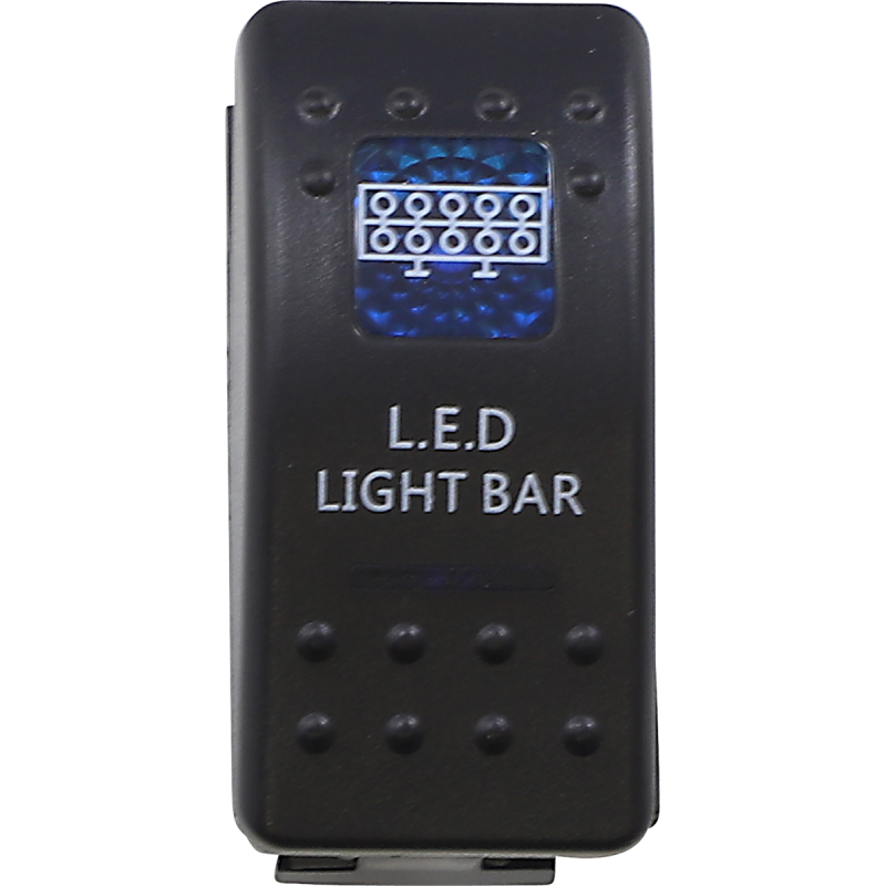 MOOSE BRANDED LED LIGHTBAR SWITCH WITH BLUE LED