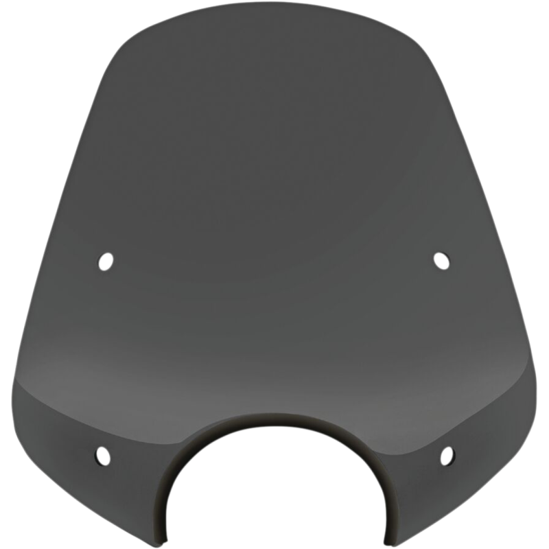 Memphis Pop Top Windshield-Dark Black Smoke