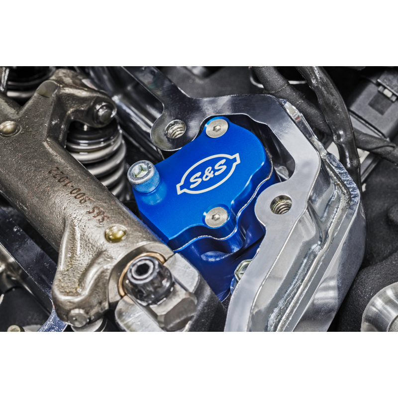 Breather Head Kit Billet Anodized Blue M8 2017-202