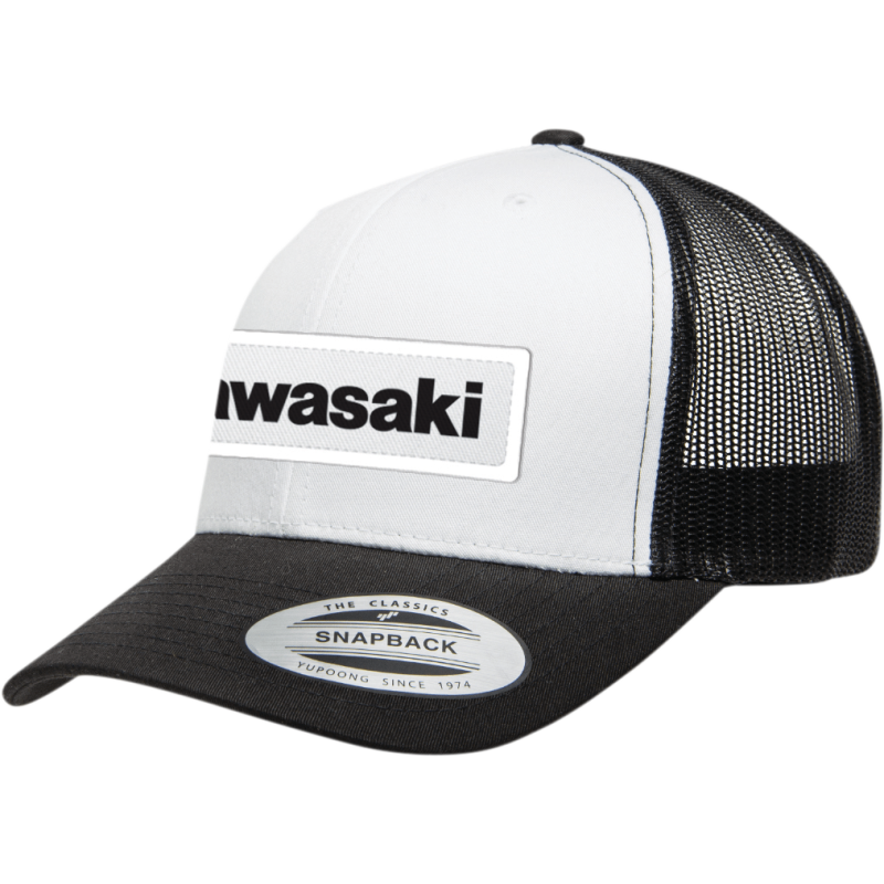 HAT KAWASAKI THRWBK BK/WH