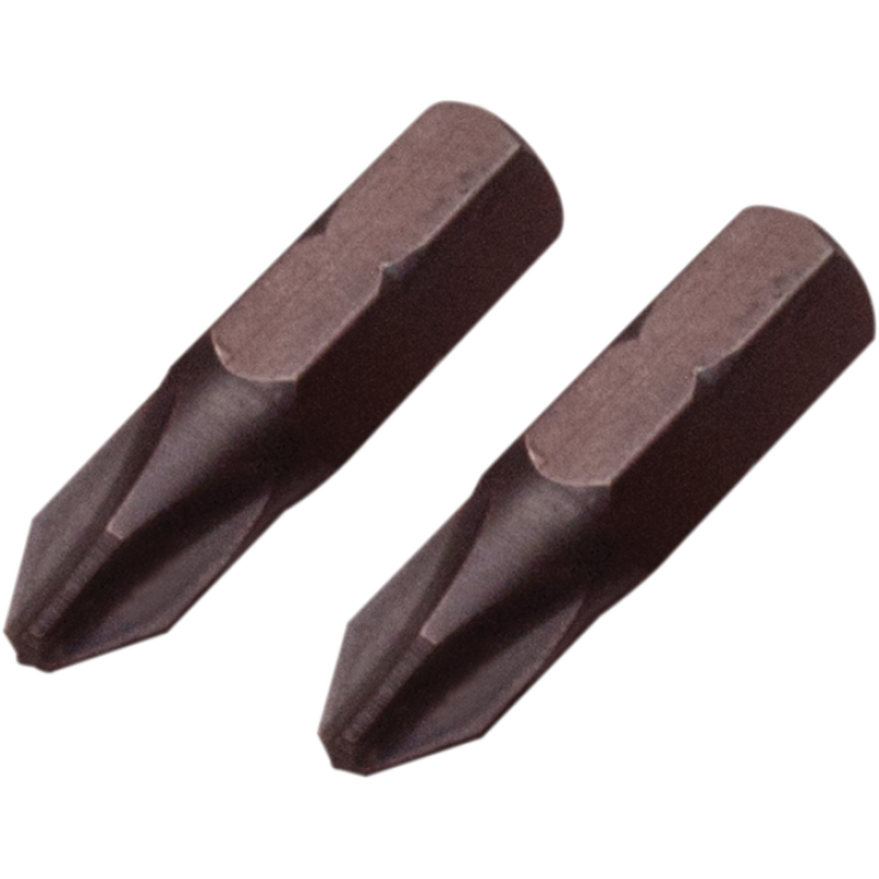 JIS CROSSHEAD 1/4" HEX DRIVE BIT #2 (2 PACK) TOOL