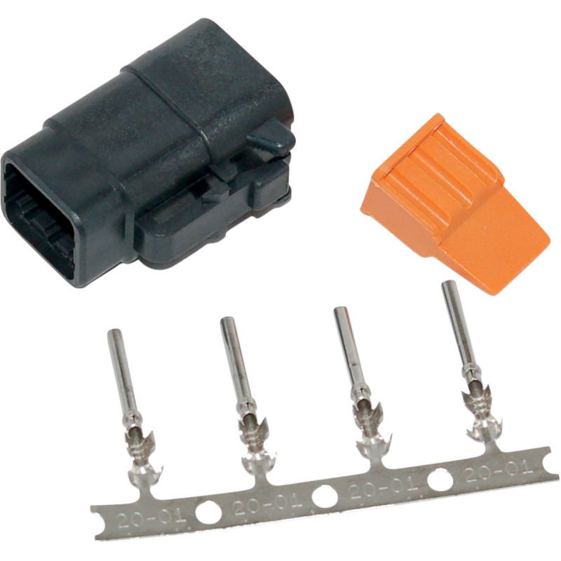 CONN KIT 4POS 74114-98BK
