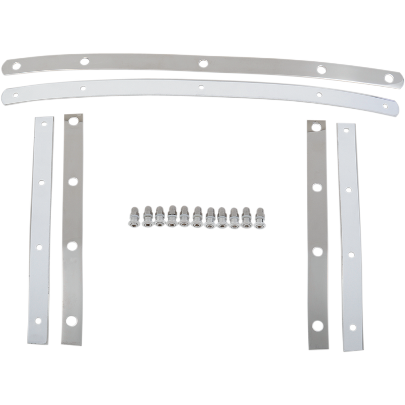FATS WINDSHIELD STRAPS POLISHED STEEL