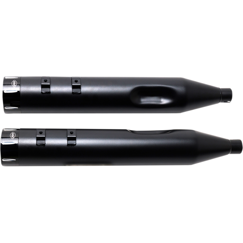 95-16 FLHT MUFFLERS 4.5" BLK/B.TRACR