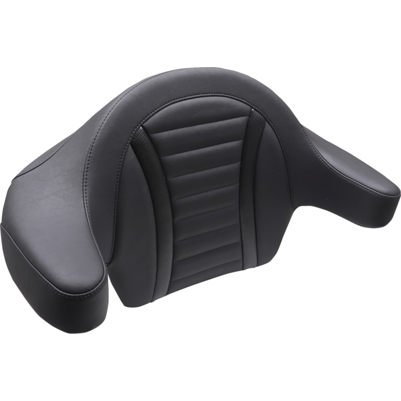 Deluxe Extended Passenger Arm Backrest-Black-Touring