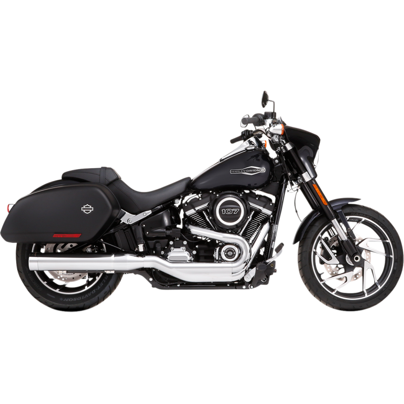18-23 FLSB 4" SLIP-ON CHROME W/CHR EC