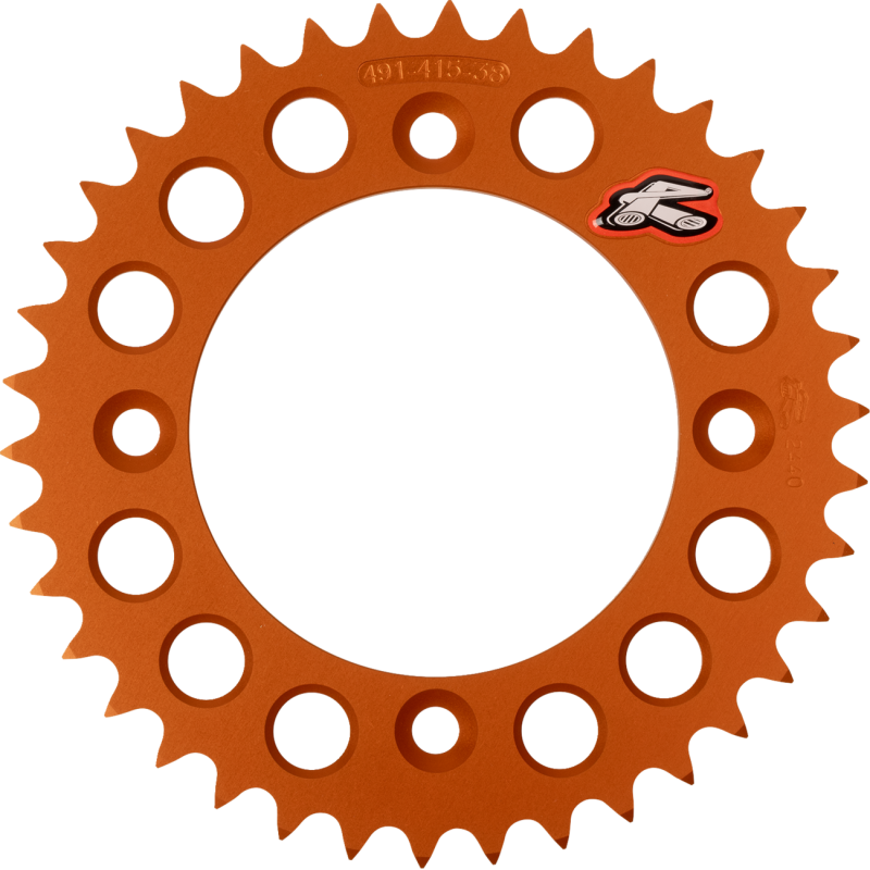 RENTHAL SPROCKET 491--415-38P ORANGE