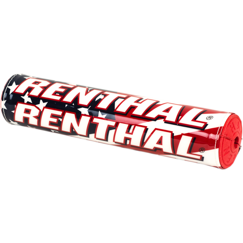 RENTHAL SX BAR PAD USA FLAG/RED FOAM 10" P319