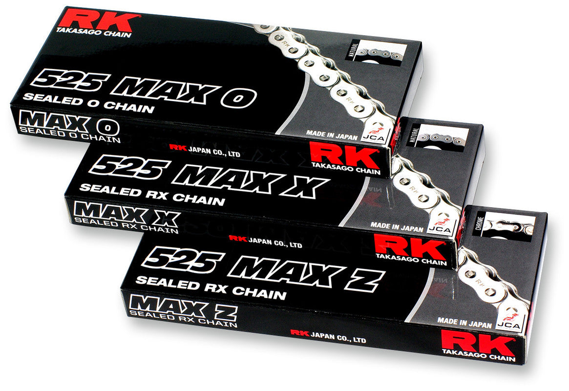 CHAIN 525MAXZ-130-BC BLACK/CHROME