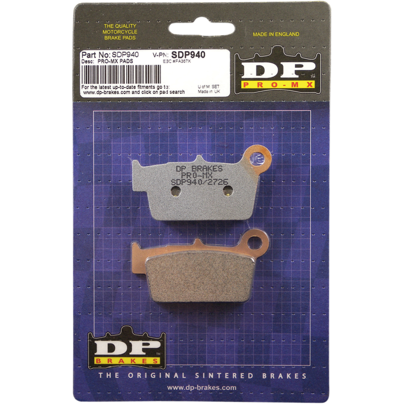 SDP940MX PRO-MX COMPOUND BRAKE PAD SET