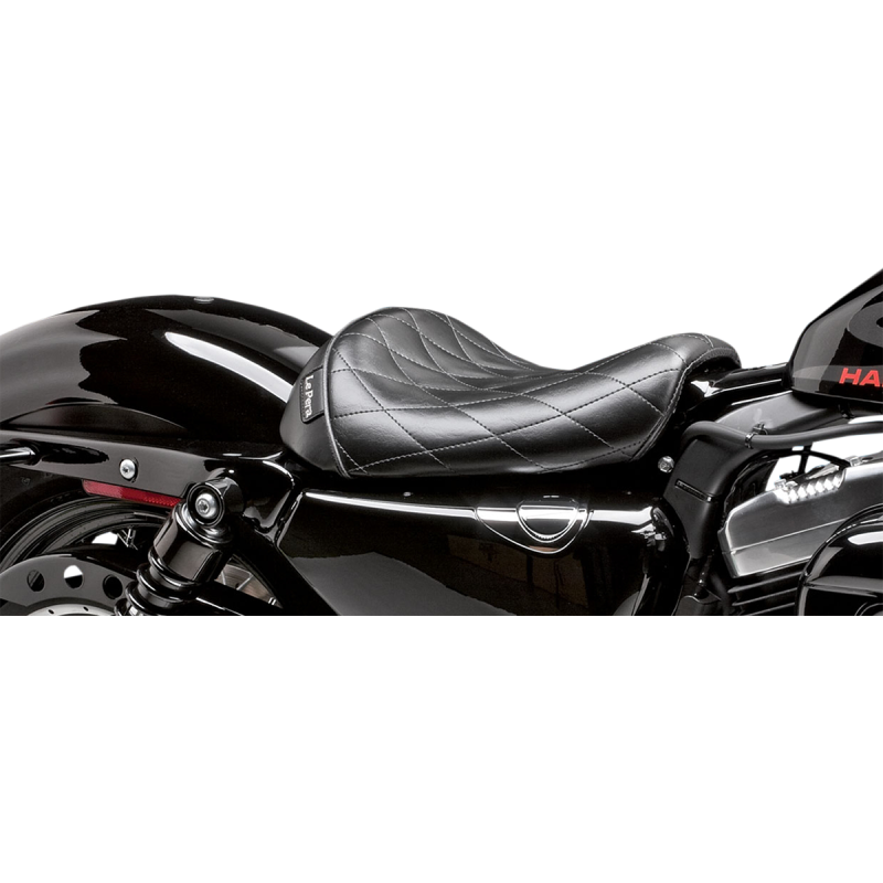 Bare Bones Solo Seat Diamond Stitch BLK  XL 04-22