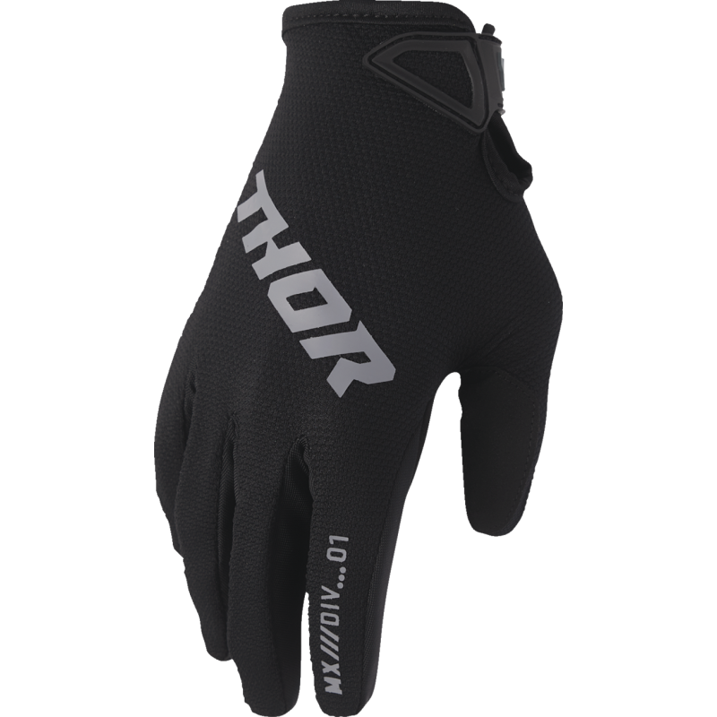 RIDEMODE STATIC YTH GLOVE BLACK LG