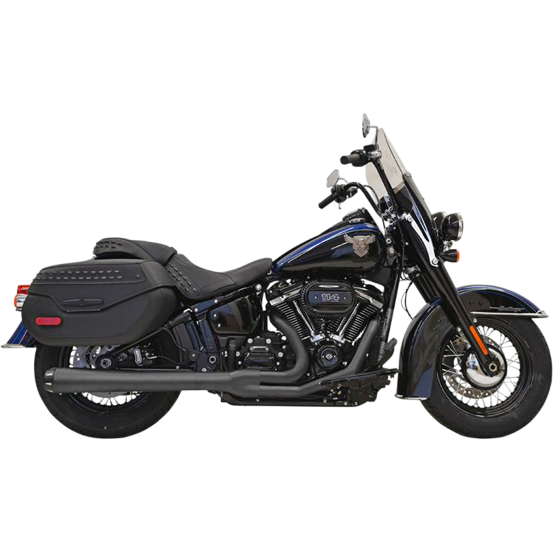 18-22 SOFTAIL EXHAUST 2:1 BLACK