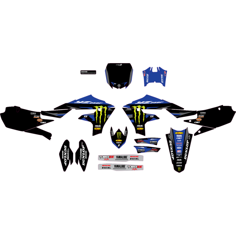 Cmplt kit 23.5/24 Monster Star Yam YZ 250F