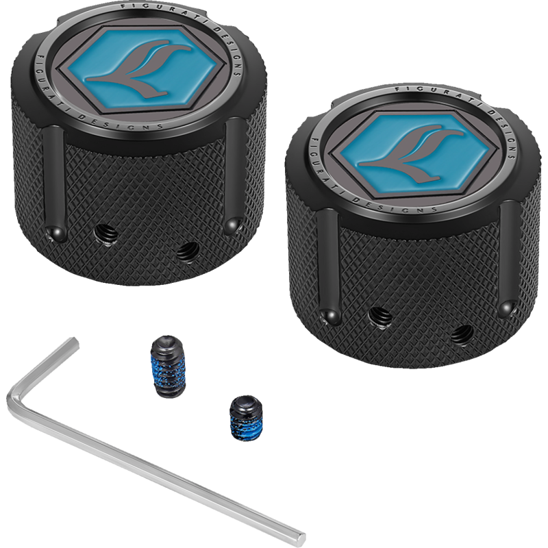 LEGENDS FRONT AXLE NUT COVER BLACK