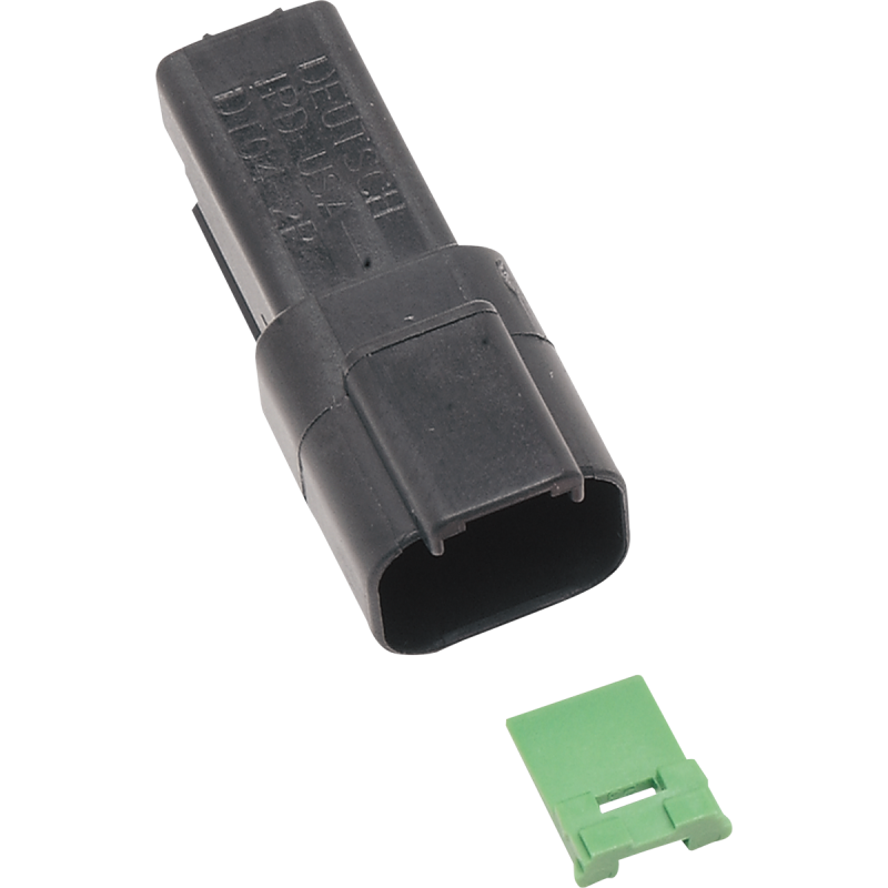 DEUTSCH BLACK 2 PIN CONNECTOR EA