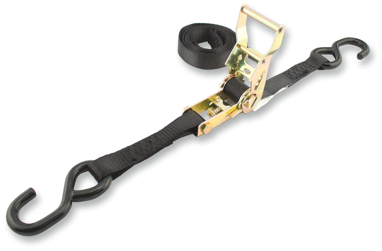1"x6' BLACK RATCHET TIE-DOWN (2000LB)