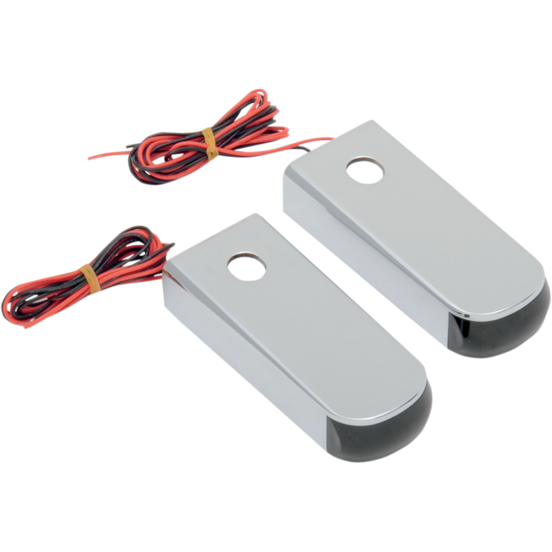 84-17 FXST RED/SMOKE STRUT LIGHTS (PR)
