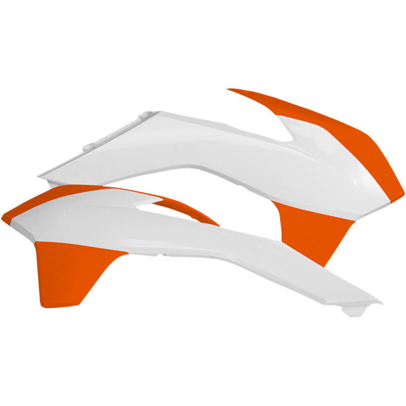 Rad Shroud- SX, SXF, XC, XCF  WHT/ORG