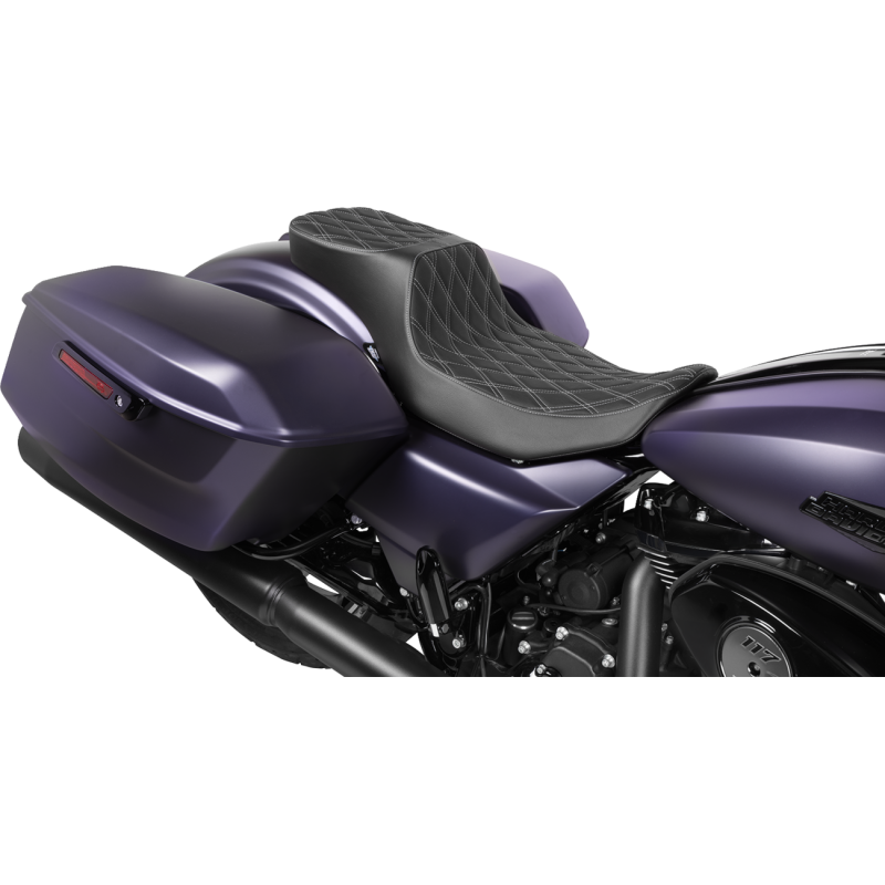Seat Predator 2up Performance DD Slvr Vinyl Extend
